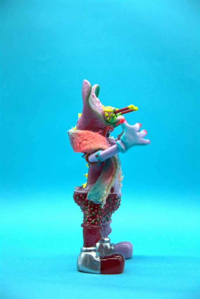 Miss Santeria Friky Mouse Second Impact Art Toy Resin Toy