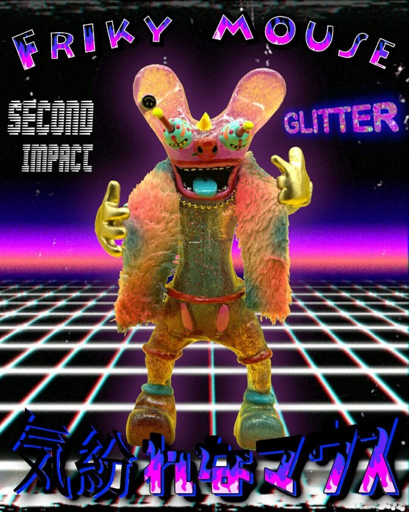 Miss Santeria Friky Mouse Second Impact Art Toy Resin Toy
