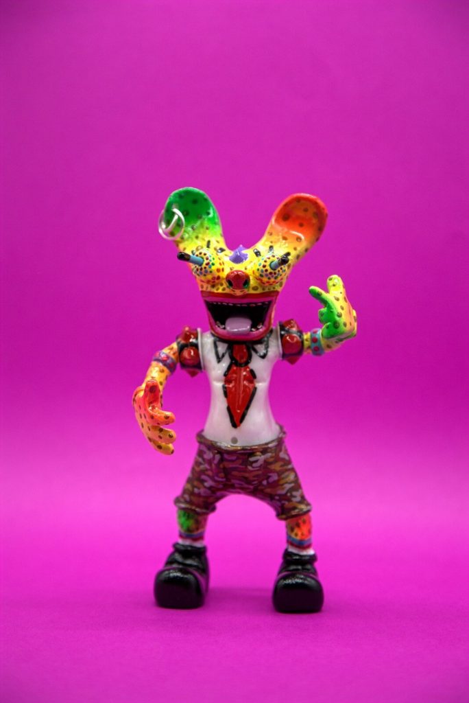 Miss Santeria Friky Mouse Second Impact Art Toy Resin Toy