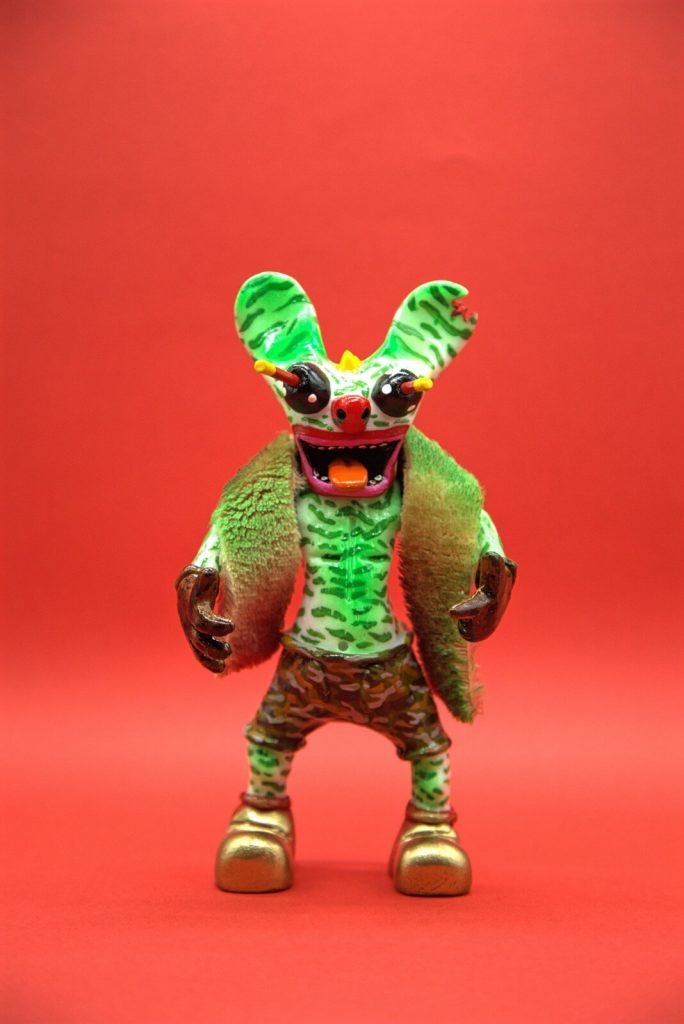 Miss Santeria Friky Mouse Second Impact Art Toy Resin Toy