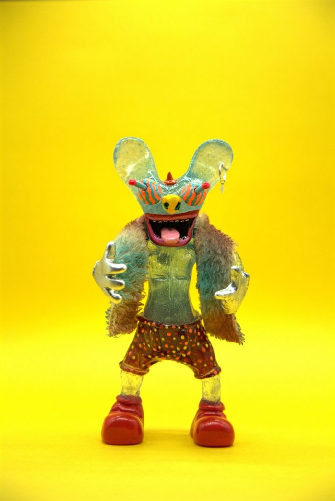 Miss Santeria Friky Mouse Second Impact Art Toy Resin Toy