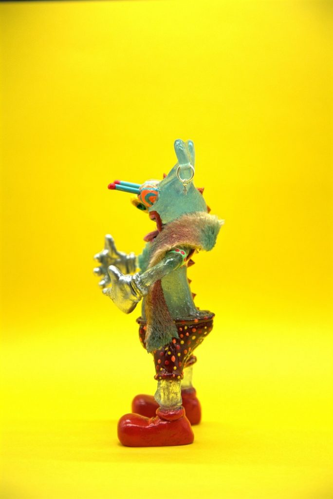 Miss Santeria Friky Mouse Second Impact Art Toy Resin Toy