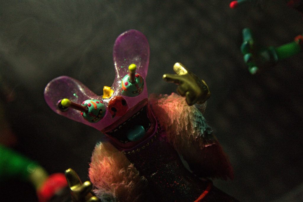 Miss Santeria Friky Mouse Second Impact Art Toy Resin Toy