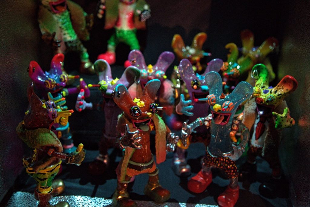 Miss Santeria Friky Mouse Second Impact Art Toy Resin Toy