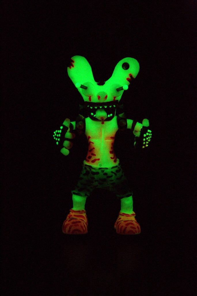 Miss Santeria Friky Mouse Second Impact Art Toy Resin Toy