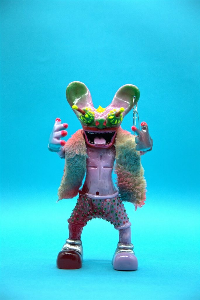 Miss Santeria Friky Mouse Second Impact Art Toy Resin Toy