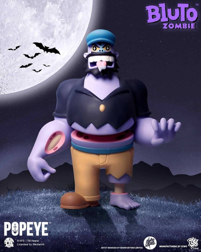 Bluto Zombie Luaiso Lopez ZCWO Art Toy Popeye