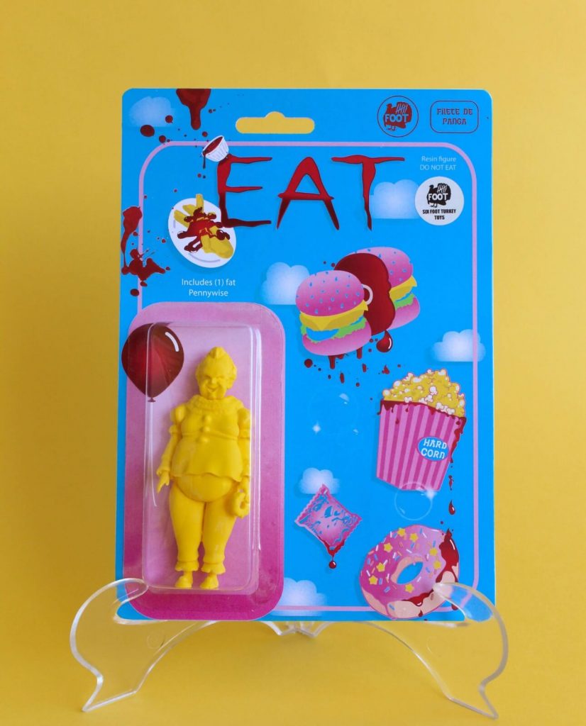 EAT Six Foot Turkey Toys Bootleg Art Toy Pennywise