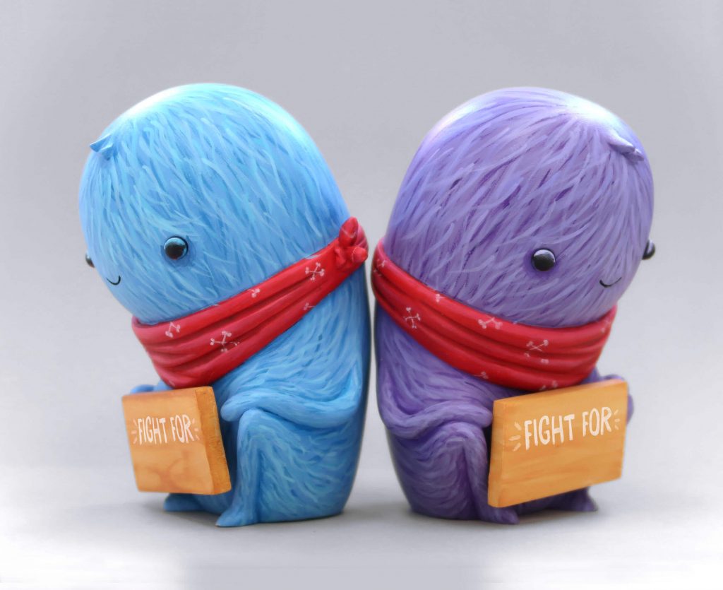 Fight For Sr Papa Chango Resin Toy Art Toy