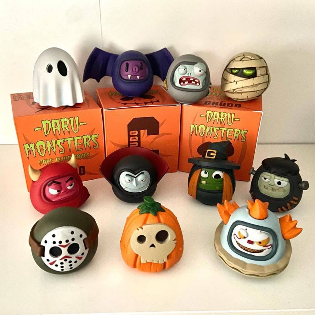 Darumonsters Crudo Miniatures Halloween 2020 Art Toys