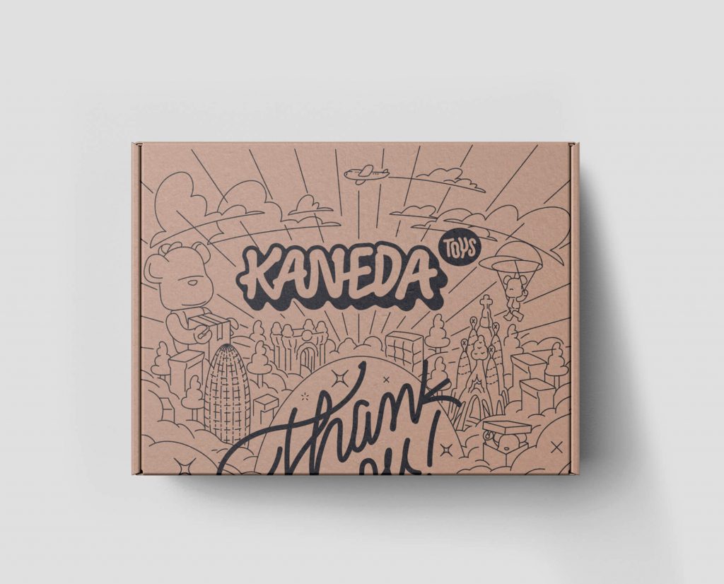 Kaneda Toys Caja Postal Eco Packaging
