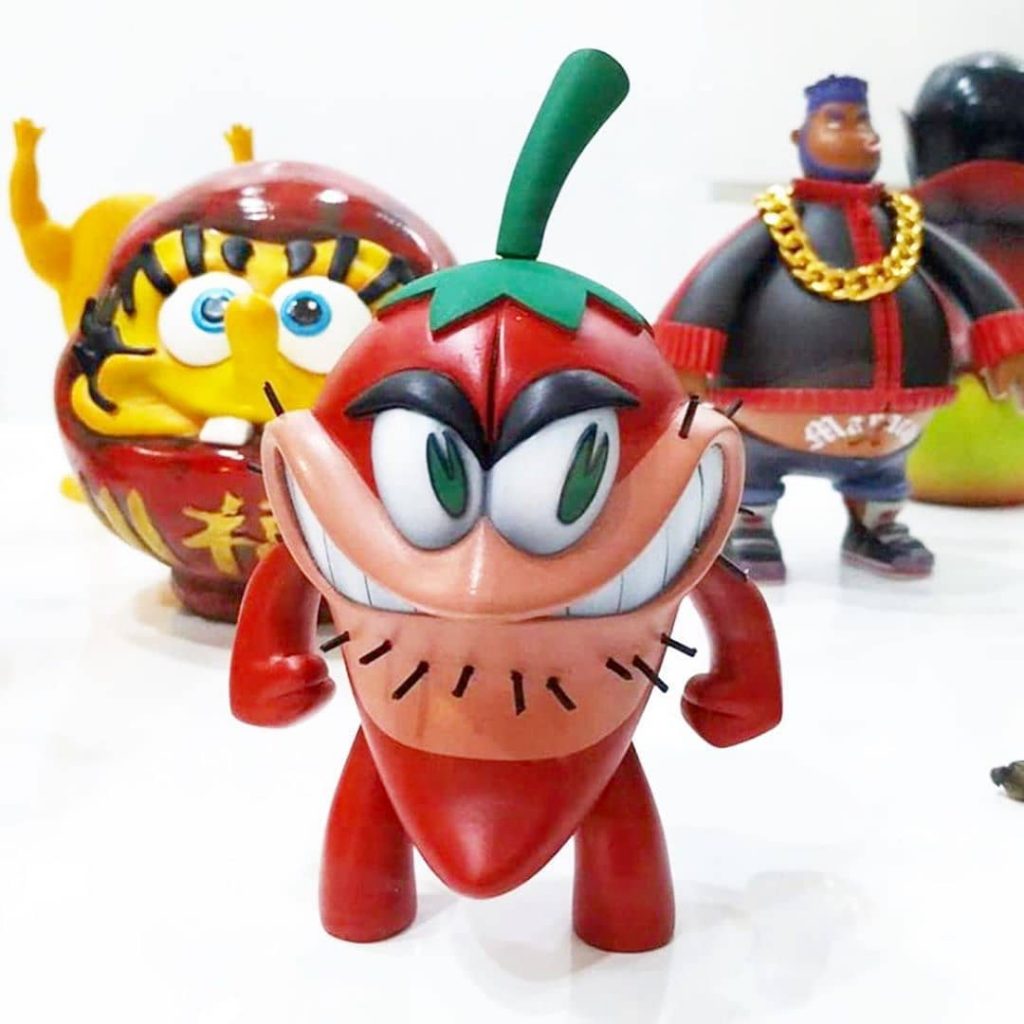 Chile Damian Vinyles Chiles Art Toy Resina