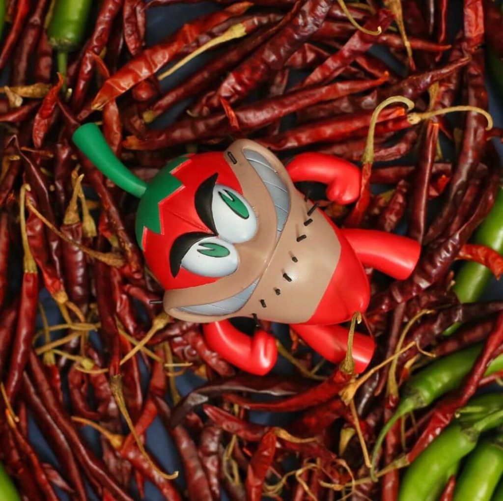 Chile Damian Vinyles Chiles Art Toy Resina