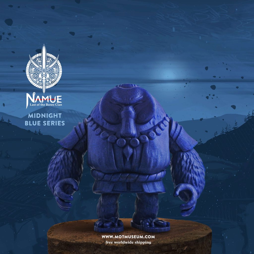 Namue Last of the Boreo Clan Art Toy Sofubi Museum of Toys Midnight Blue