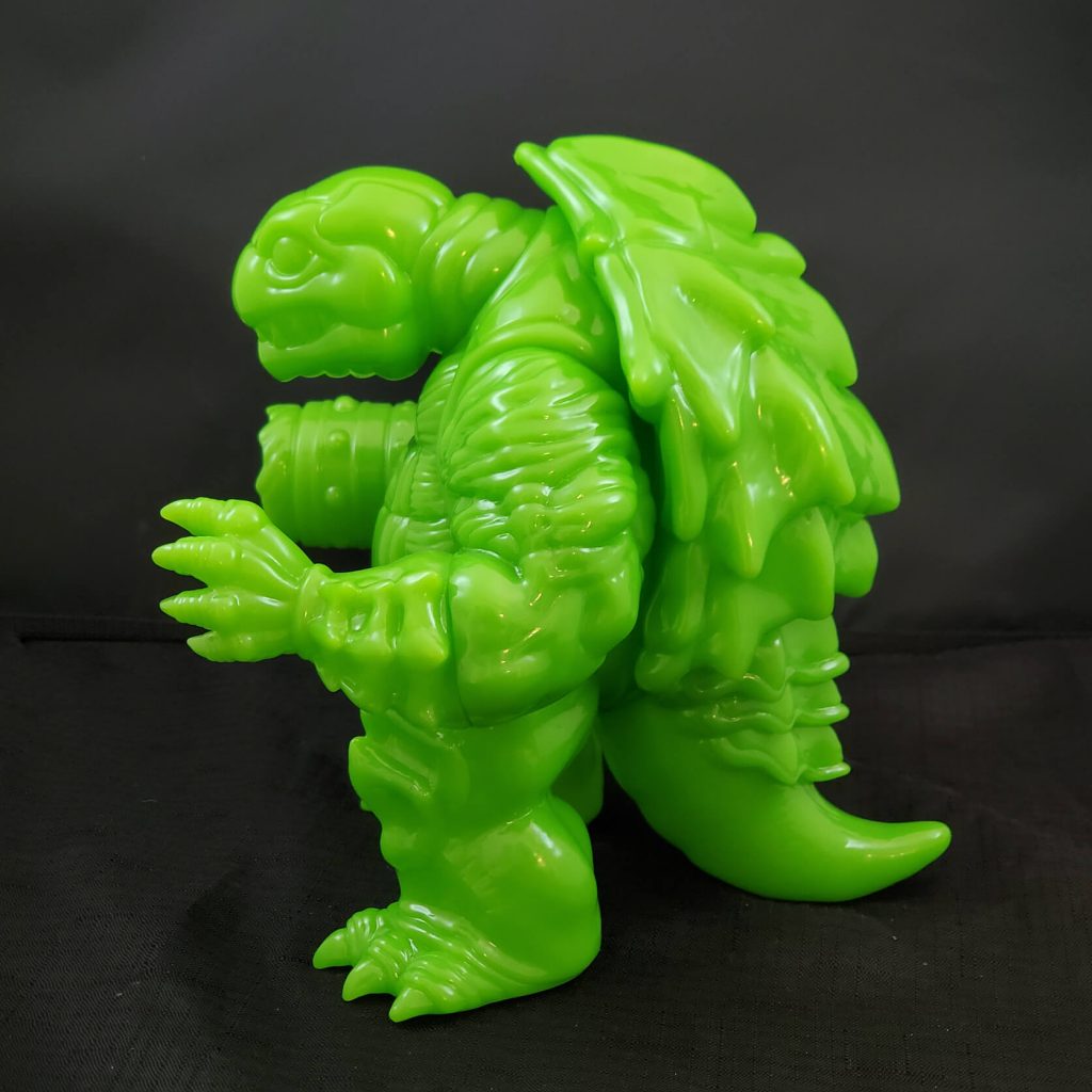 Ragnar Vinyl kaiju Neon Green Last Bastion Studios Art Toy Sofubi