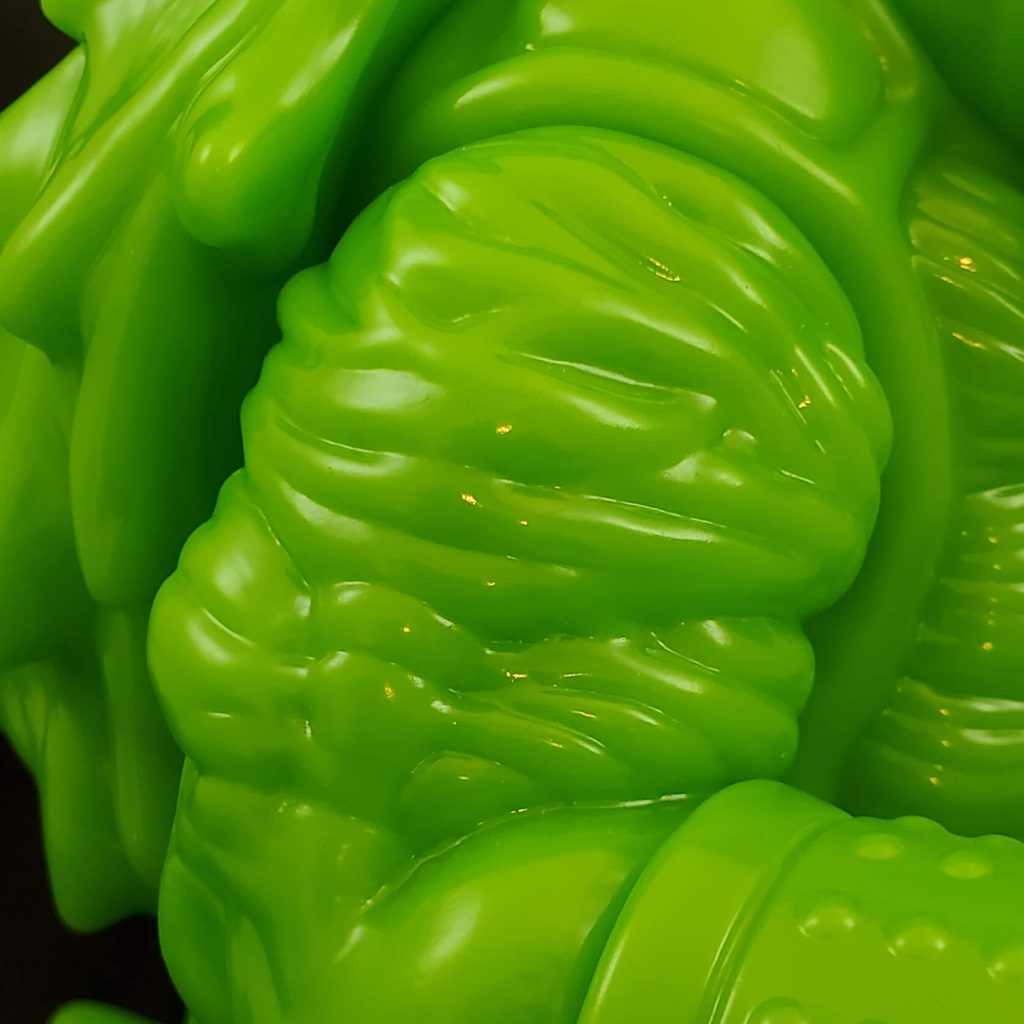 Ragnar Vinyl kaiju Neon Green Last Bastion Studios Art Toy Sofubi