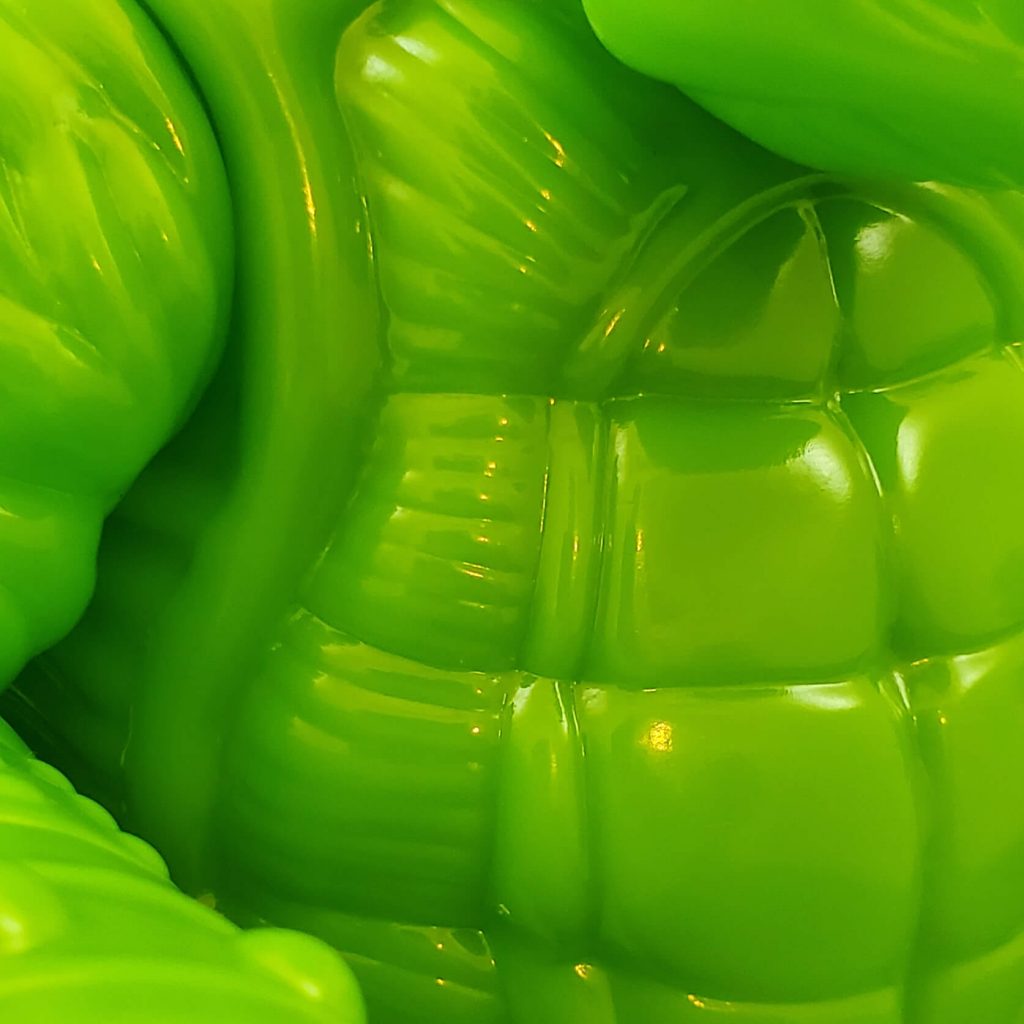 Ragnar Vinyl kaiju Neon Green Last Bastion Studios Art Toy Sofubi