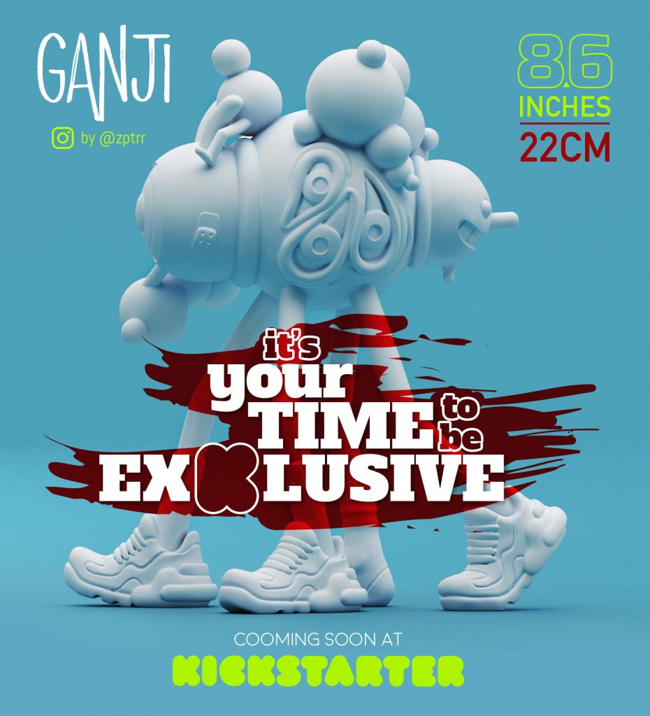 Concurso Ganji exKlusive 6 Forest Zeptiror Art Toy Kickstarter