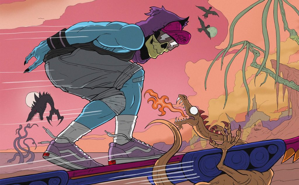 Evil Mind On Vacation Skeletor Hombre Bala Toys